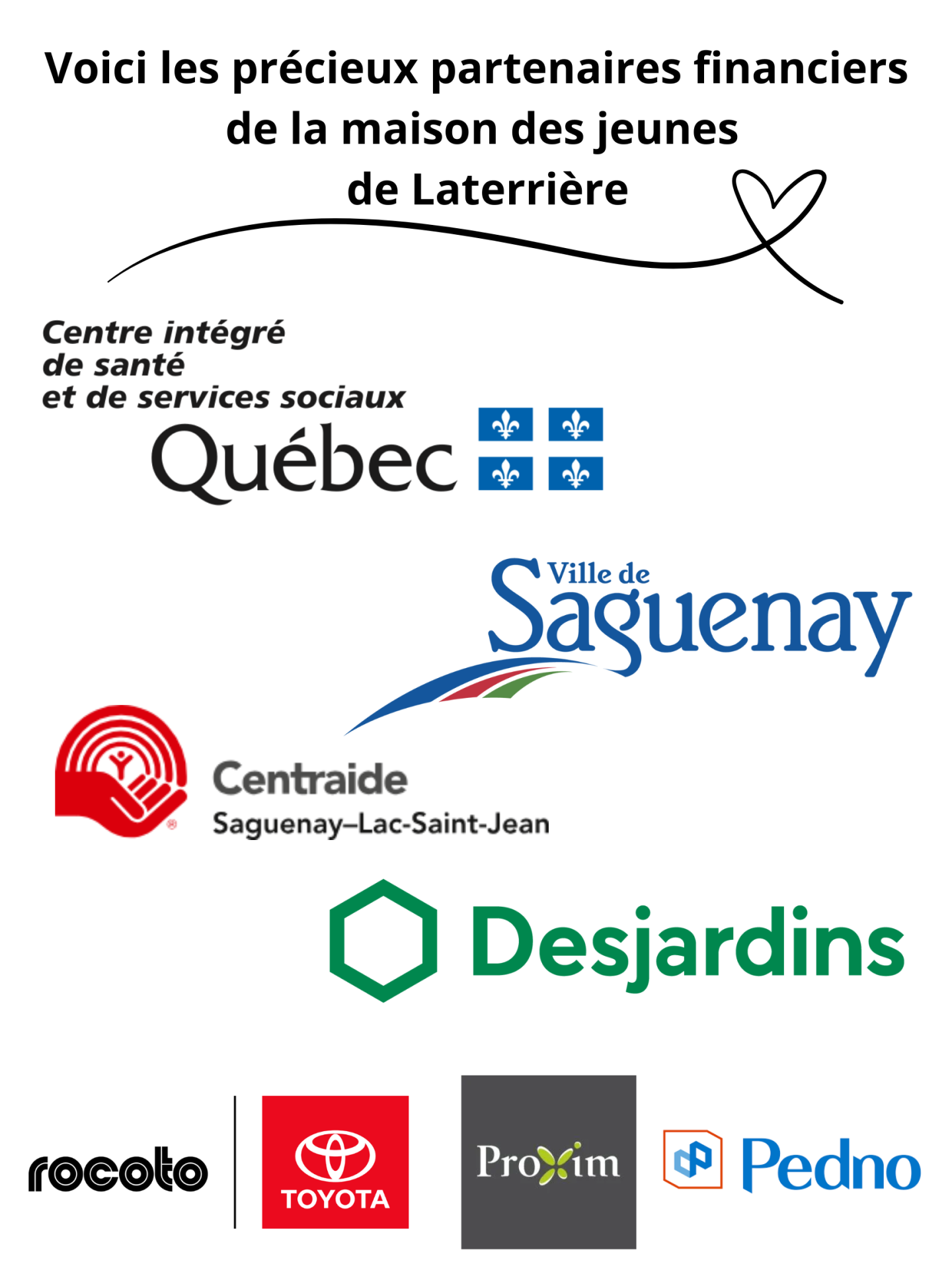 Partenaires financiers